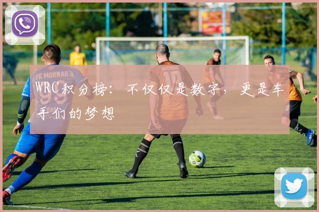 WRC积分榜：不仅仅是数字，更是车手们的梦想